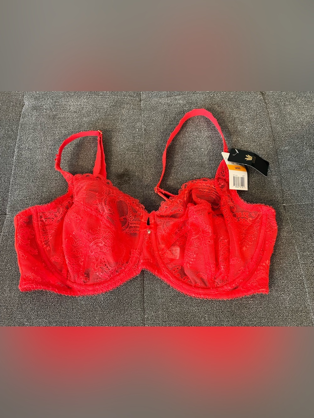 Wacoal Sexy Women's Red Lace Bra Sz 38DD NEW